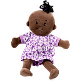 Wee Baby Stella Brown Doll Purple Dress