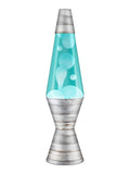 White Teal Reclaimed Wood Lava Lamp 14.5