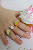 Great Pretenders Spring Bunny Ring Set 3 Pce