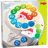 Haba Threading Game Rainbow Caterpillar