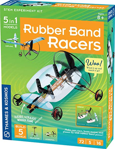 Rubber Band Racers Experiment Kit