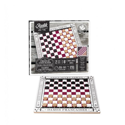 Rustik French Checkers