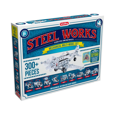 Steel Works Mechanical Multi Model Set 300+ Pce