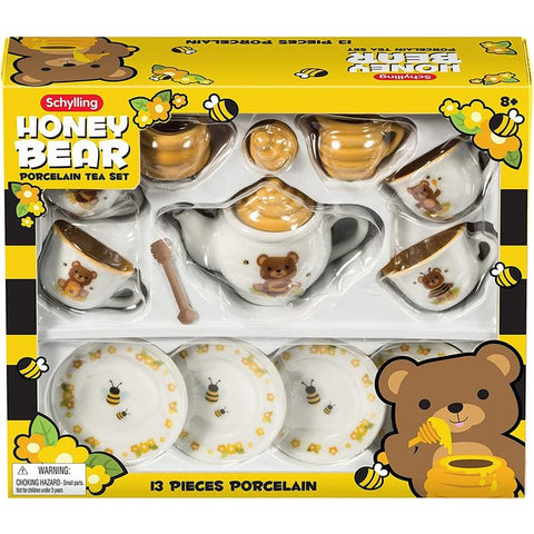 Honey Bear Porcelain Tea Set 14 Pce