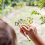 Tiger Tribe Movable Window Art Butterflies