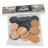 Rustik Junior Wooden Checkers Disc 20 Pce