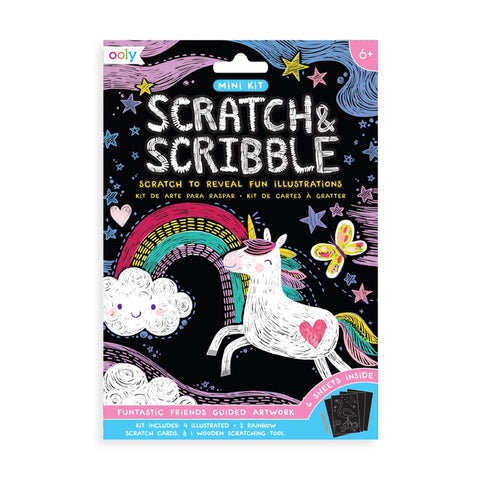 Ooly Mini Scratch & Scribble Funtastic Friends