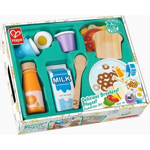 Hape Delicious Breakfast Playset 13 Pce