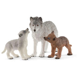 Schleich Mother Wolf w/ Pups