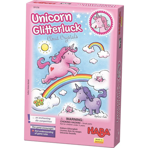 Haba Unicorn Glitterluck Cloud Crystals Game