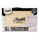 Rustik Classic Mexican Train Dominoe Set Wooden Case