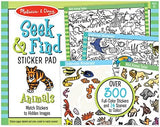 Seek And Find Animals Sticker Pad