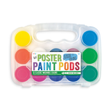 Ooly Lil' Poster Paint Pods 12 Colors w/ Brush