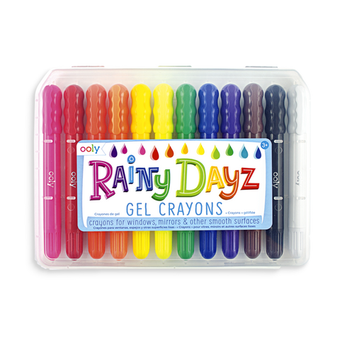 Ooly Rainy Dayz Gel Crayons 12 Pk