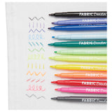 Ooly Fabric Doodlers Markers 12 Pk